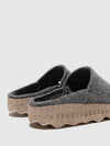 Round Toe Mules CANU CONCRETE